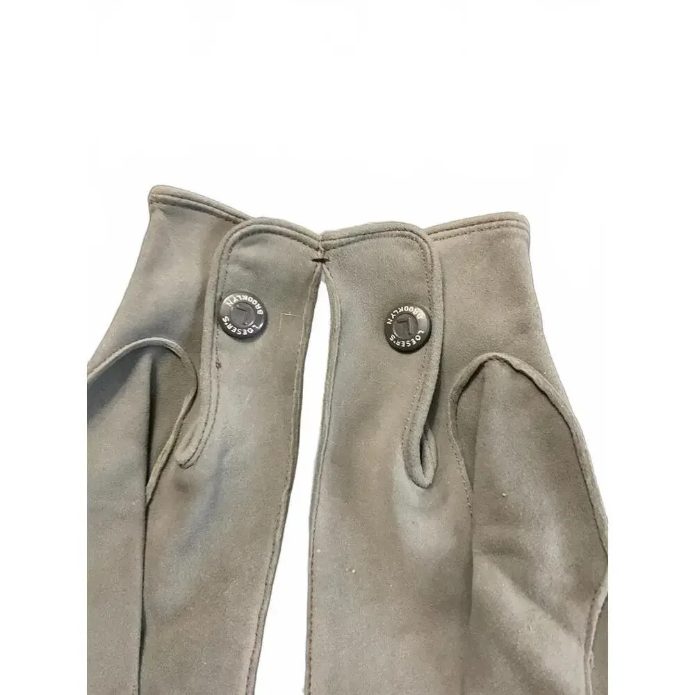 Vintage Glovers Guild Genuine Gray Suede Gloves  Size 7 1/2